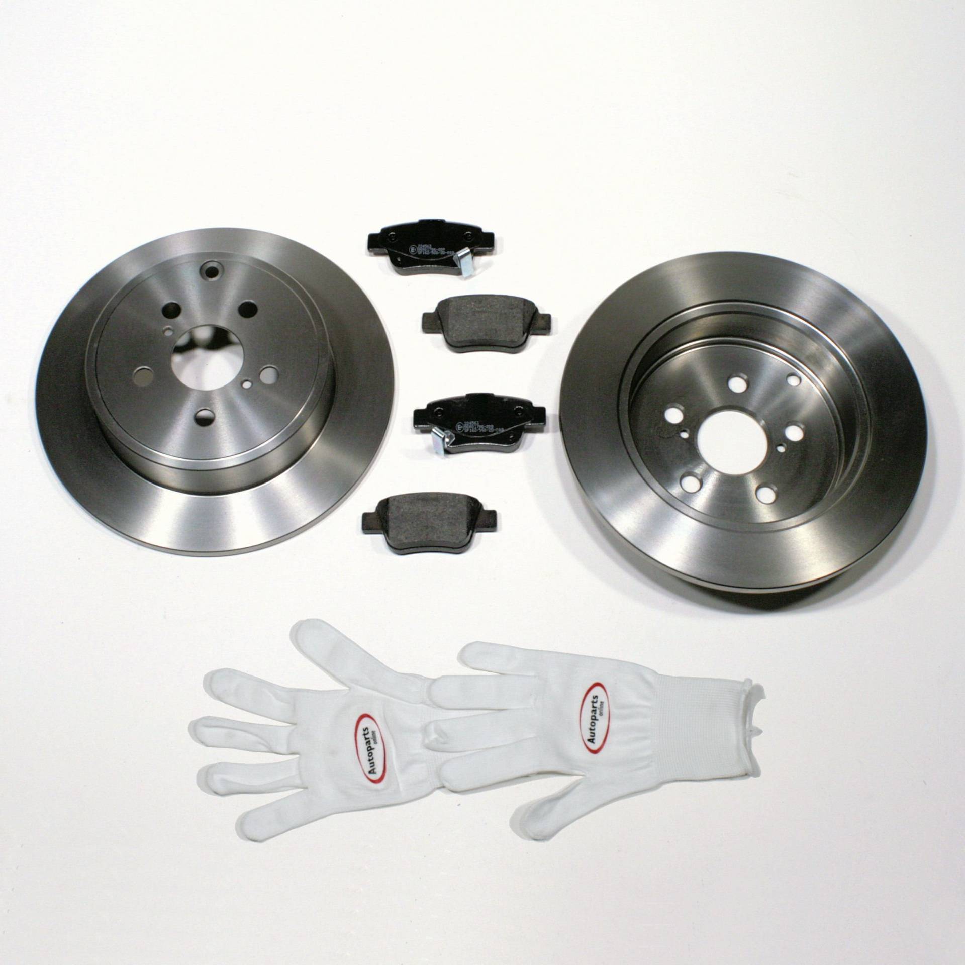 Autoparts-Online Set 60008405 Bremsscheiben Ø 258 mm/Bremsen + Bremsbeläge für hinten/für die Hinterachse von Autoparts-Online