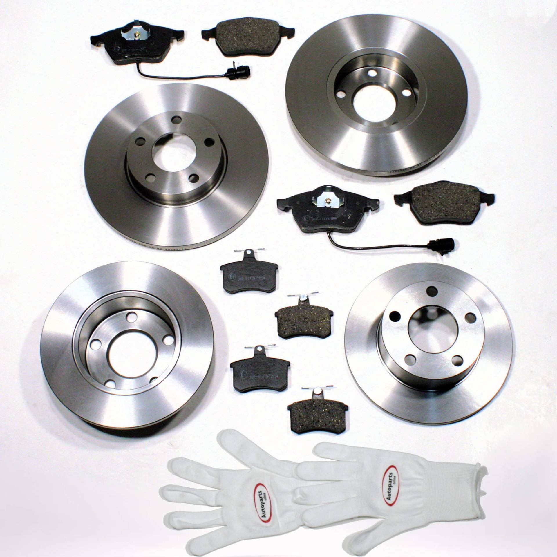 Autoparts-Online Set 60008532 Bremsscheiben unbelüftet/Bremsen + Bremsbeläge vorne + hinten Autoparts-Online Set 60008532 Bremsscheiben unbelüftet/Bremsen + Bremsbeläge vorne + hinten von Autoparts-Online
