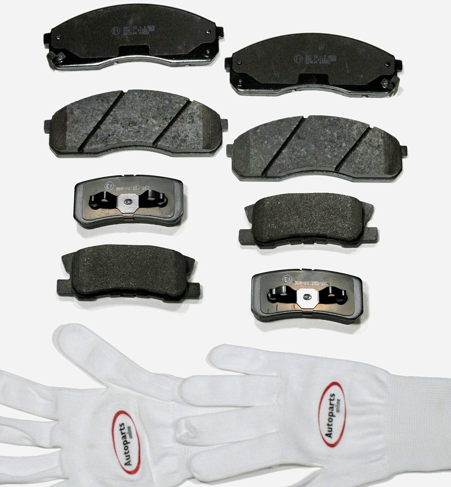Autoparts-Online Set 60009173 Bremsbeläge/Bremsklötze/Bremsen vorne + hinten Autoparts-Online Set 60009173 Bremsbeläge/Bremsklötze/Bremsen vorne + hinten von Autoparts-Online