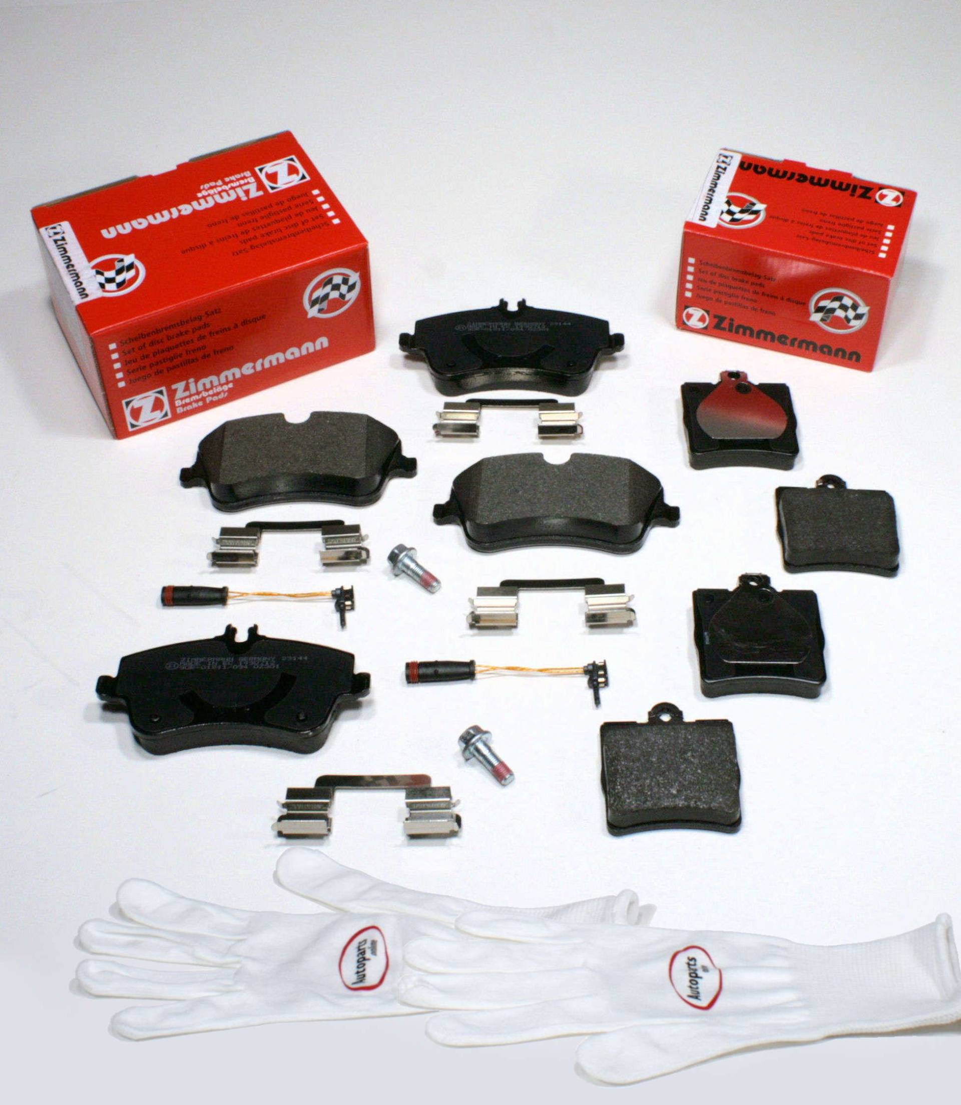 Autoparts-Online Set 60009213 Zimmermann Bremsbeläge/Bremsklötze/Bremsen + Zubehör + Warnsensor vorne + hinten Autoparts-Online Set 60009213 Zimmermann Bremsbeläge/Bremsklötze/Bremsen + Zubehör + Warnsensor vorne + hinten von Autoparts-Online