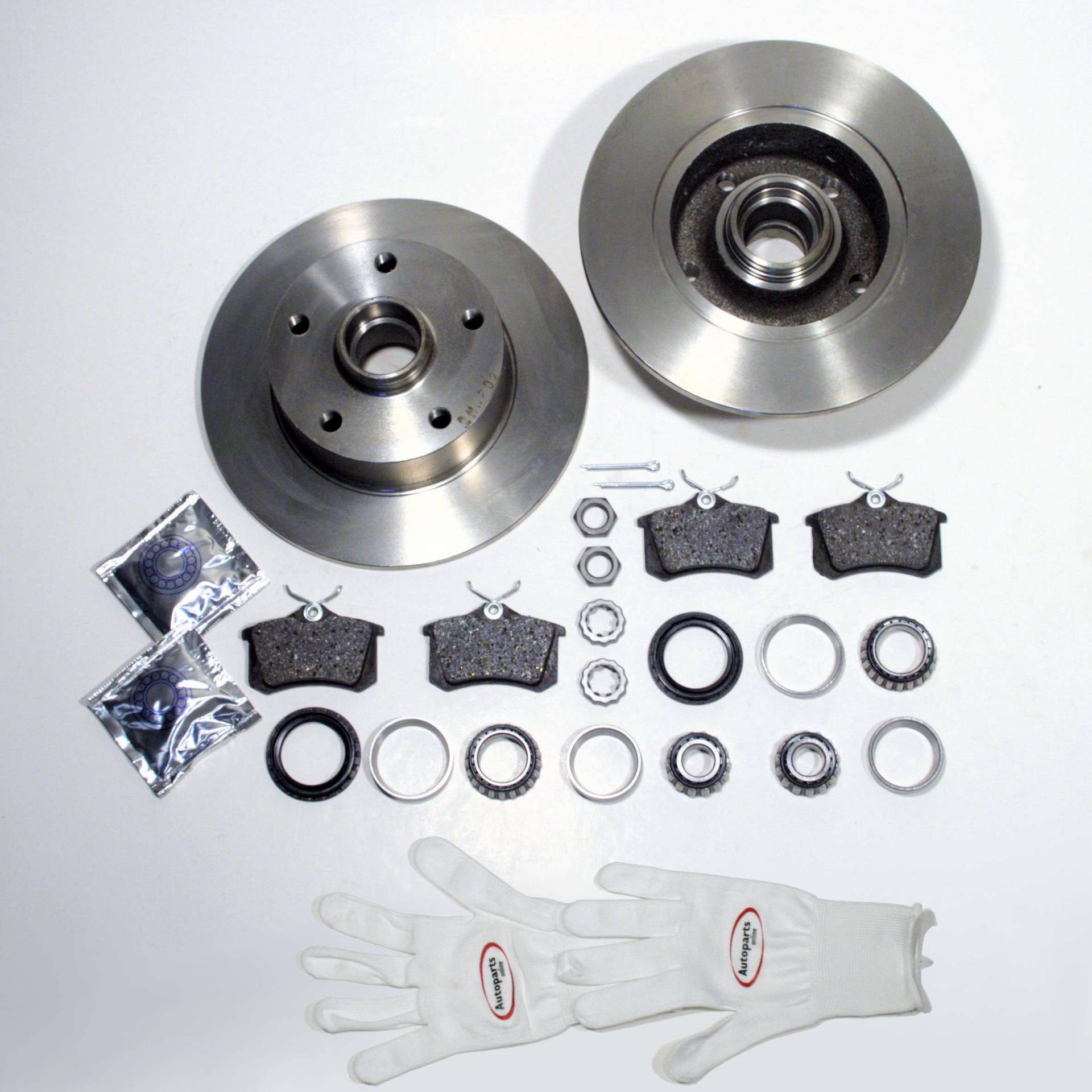 Autoparts-Online Set 60009498 Bremsscheiben/Bremsen Ø 245 mm + Bremsklötze + Radlager hinten Autoparts-Online Set 60009498 Bremsscheiben/Bremsen Ø 245 mm + Bremsklötze + Radlager hinten von Autoparts-Online