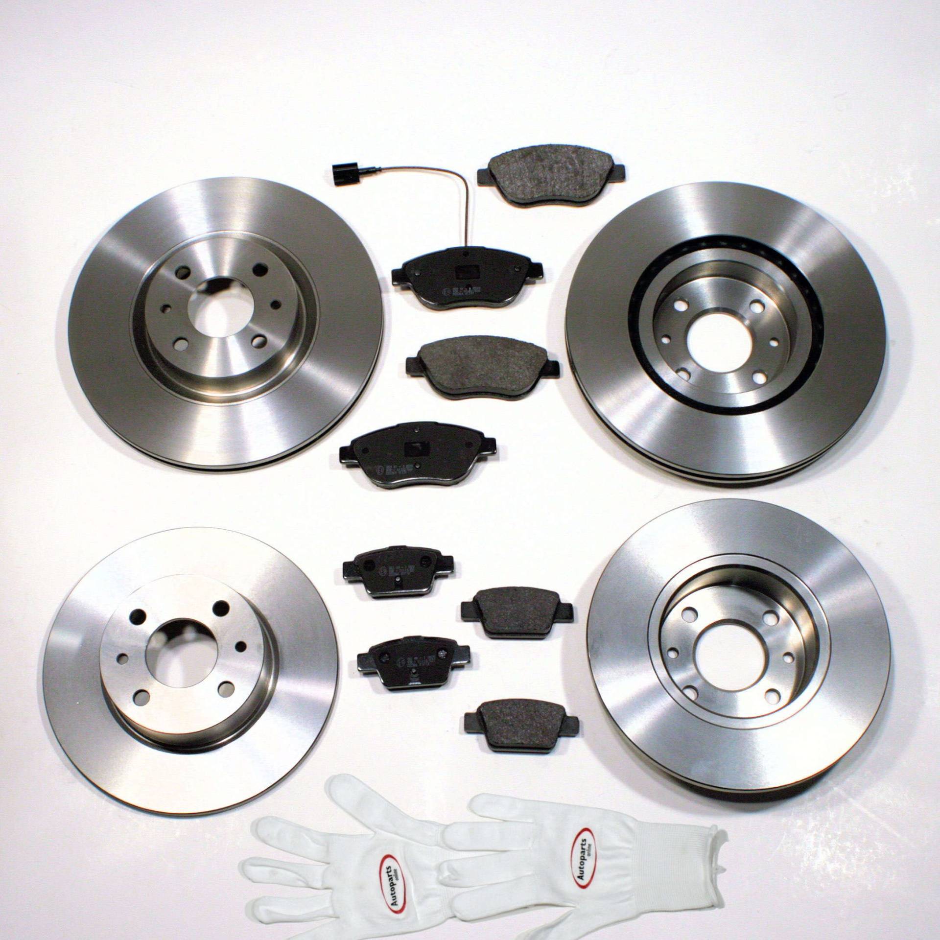 Autoparts-Online Set 60009503 Bremsscheiben/Bremsen + Bremsbeläge für vorne + hinten Autoparts-Online Set 60009503 Bremsscheiben/Bremsen + Bremsbeläge für vorne + hinten von Autoparts-Online