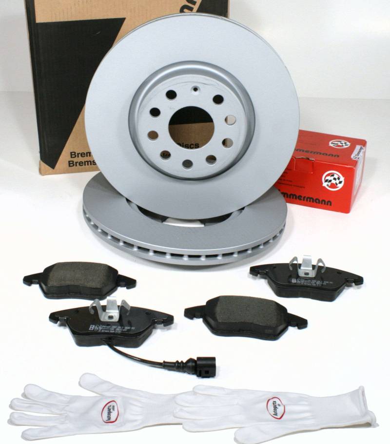 Autoparts-Online Set 60010026 Zimmermann Bremsscheiben Coat Z/Ø 312 mm Bremsen + Bremsbeläge für vorne/für die Vorderachse von Autoparts-Online