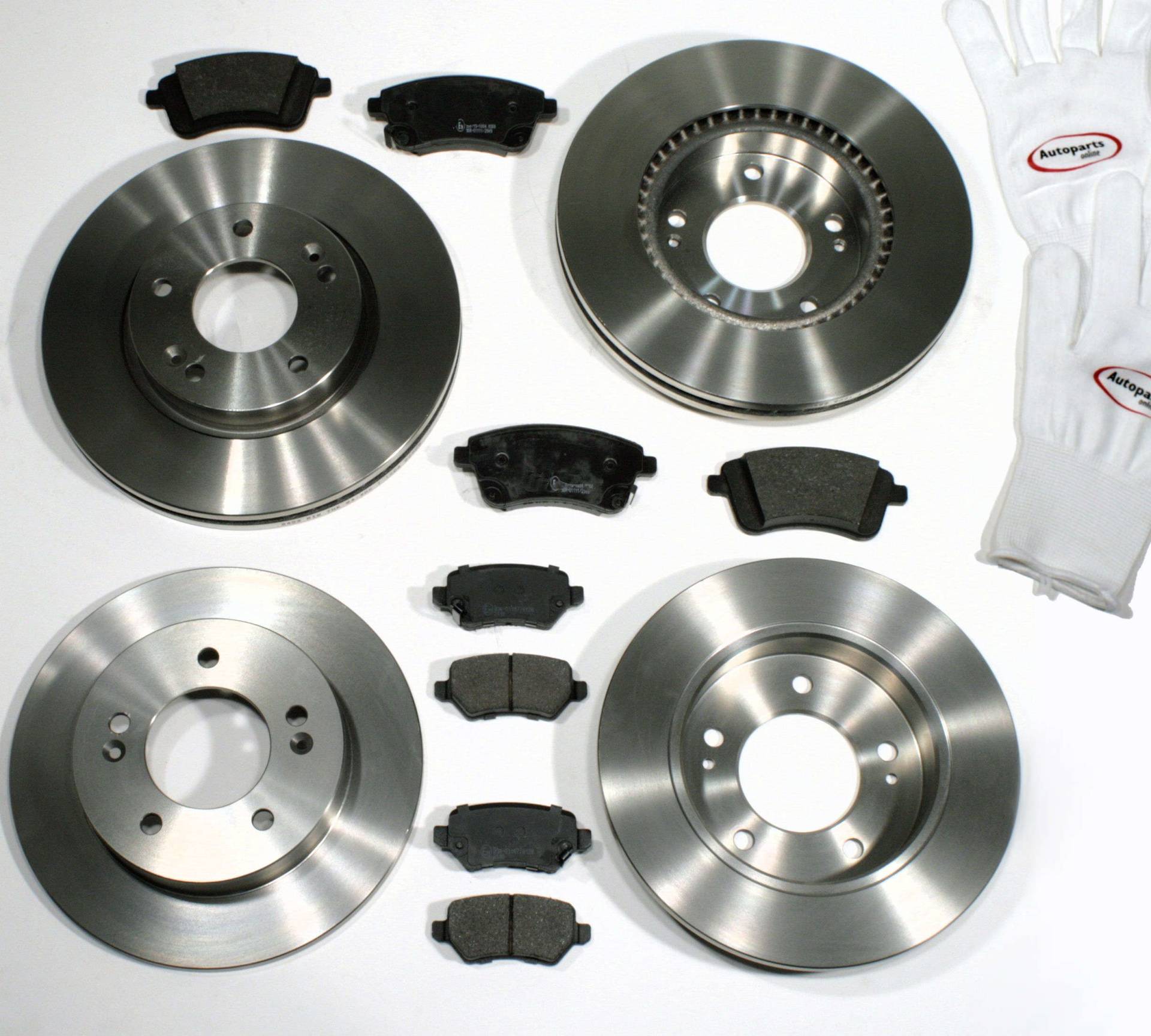 Autoparts-Online Set 60016461 Bremsscheiben und Bremsbeläge für vorne und hinten Autoparts-Online Set 60016461 Bremsscheiben und Bremsbeläge für vorne und hinten von Autoparts-Online