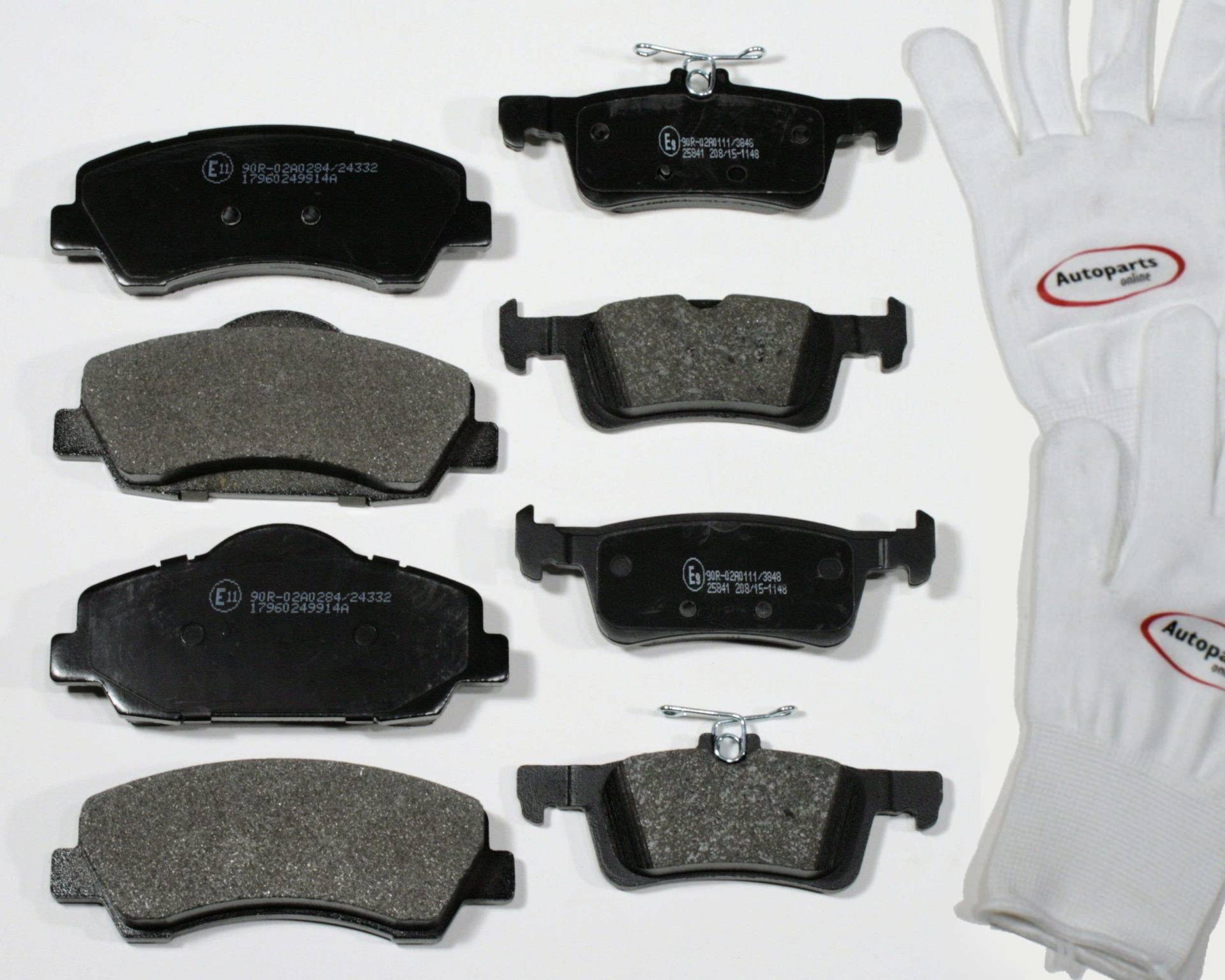 Autoparts-Online Set 60016921 Bremsbeläge für vorne und hinten Autoparts-Online Set 60016921 Bremsbeläge für vorne und hinten von Autoparts-Online
