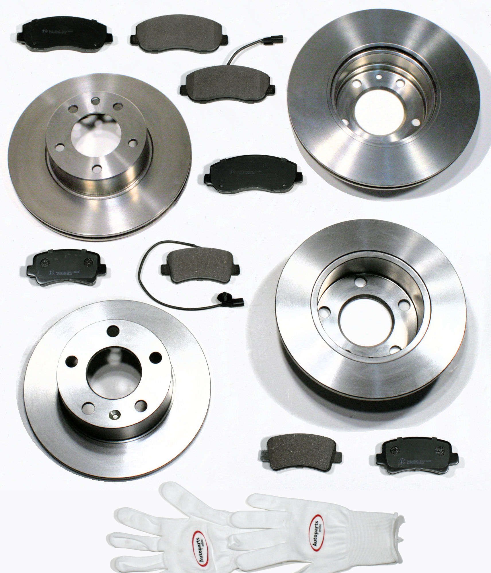 Autoparts-Online Set 60016946 Bremsscheiben Bremsbeläge Bremsen für vorne und hinten Autoparts-Online Set 60016946 Bremsscheiben Bremsbeläge Bremsen für vorne und hinten von Autoparts-Online