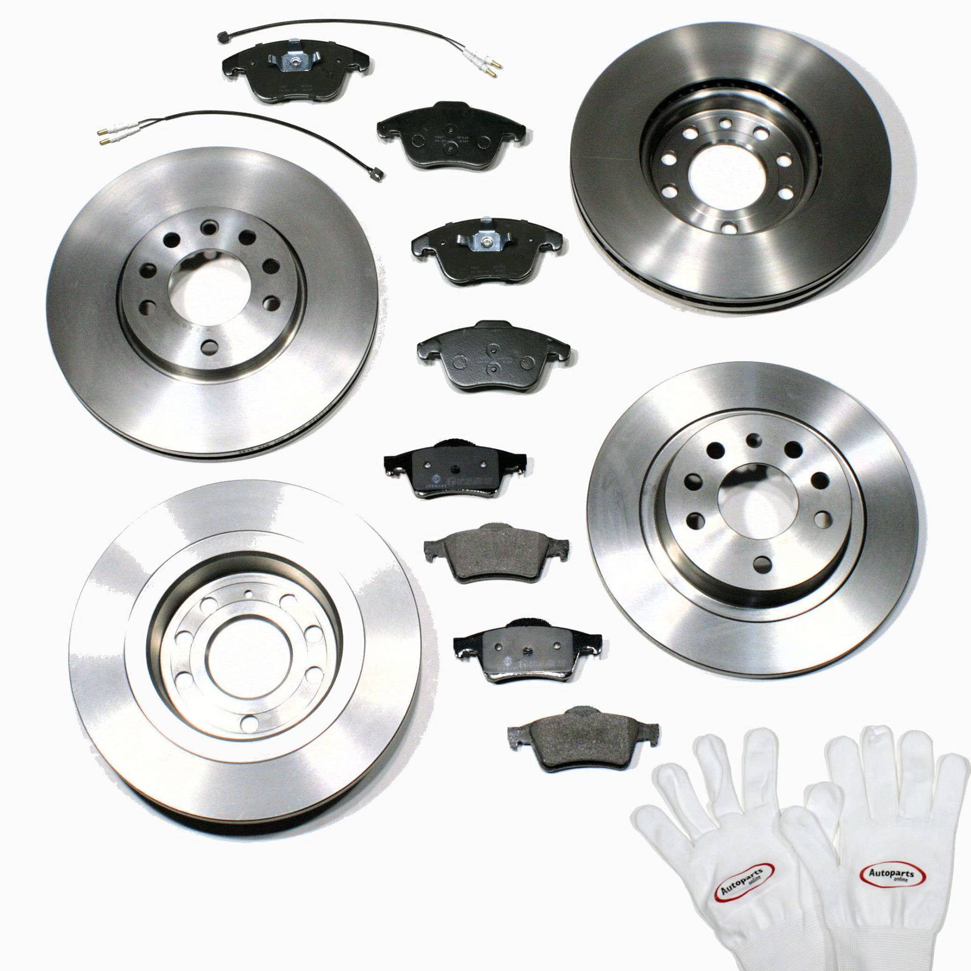 Autoparts-Online Set 60016966 Bremsscheiben und Bremsbeläge für vorne hinten Autoparts-Online Set 60016966 Bremsscheiben und Bremsbeläge für vorne hinten von Autoparts-Online