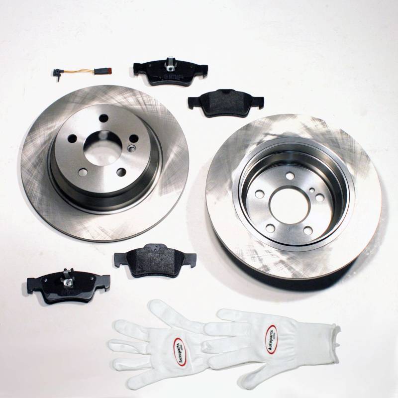 Autoparts-Online Set 60016973 Bremsscheiben Bremsbeläge für hinten von Autoparts-Online