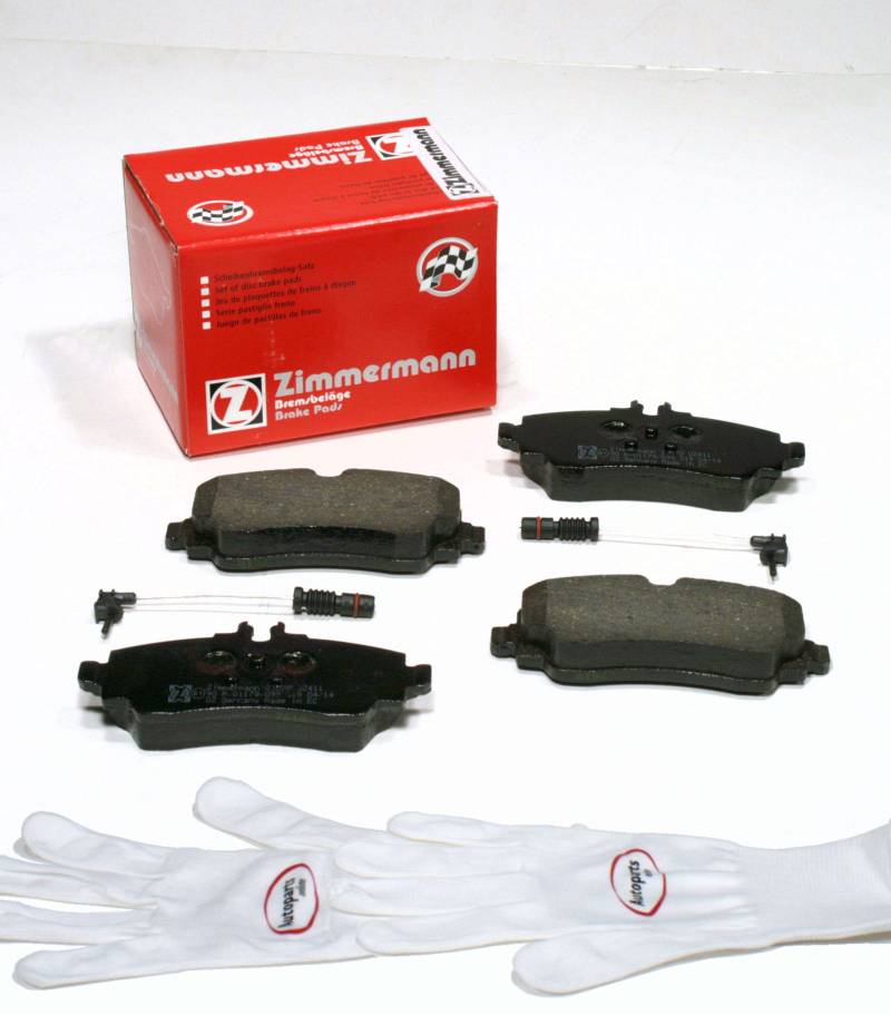 Autoparts-Online Set 60017161 Zimmermann Bremsbeläge Verschleiß für vorne die Vorderachse von Autoparts-Online