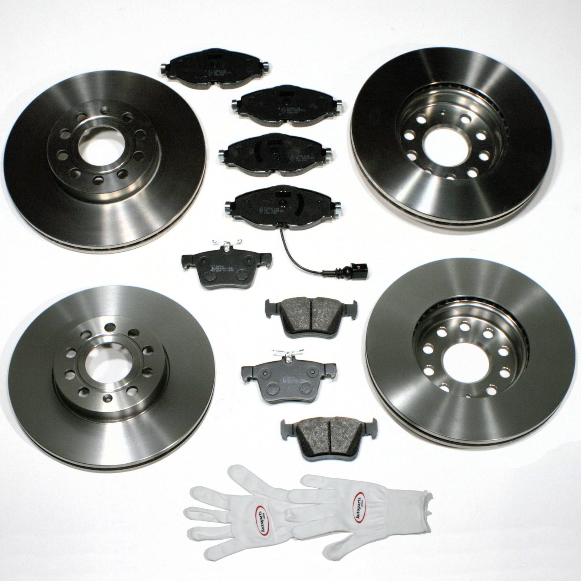 Autoparts-Online Set 60017378 Bremsscheiben Bremsbeläge vorne und hinten Autoparts-Online Set 60017378 Bremsscheiben Bremsbeläge vorne und hinten von Autoparts-Online