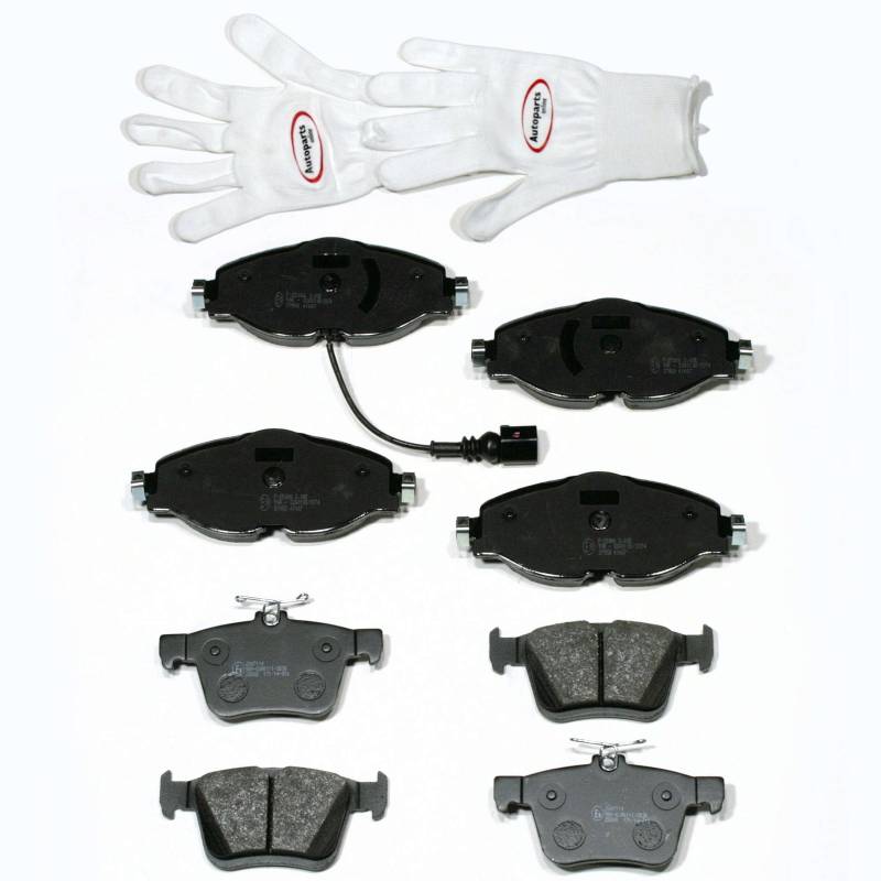 Autoparts-Online Set 60017695 Bremsbeläge Bremsklötze für vorne und hinten von Autoparts-Online