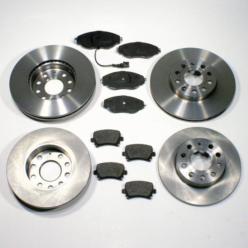 Bremsscheiben 1LW / Bremsen + Bremsbeläge für vorne + hinten von Autoparts-Online