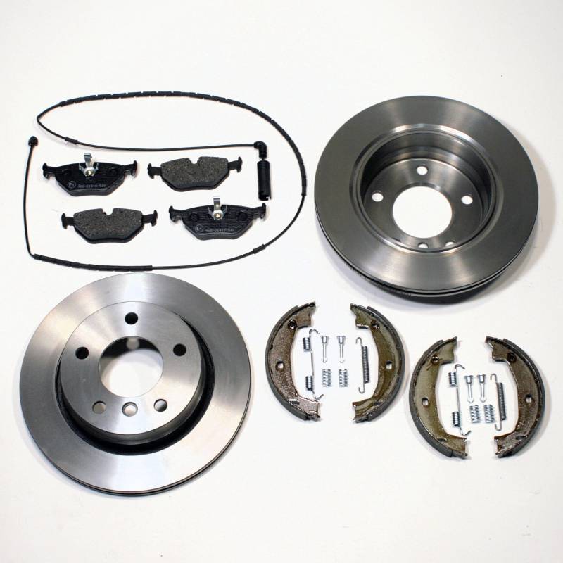 Bremsscheiben Beläge Set + Sensor hinten von Autoparts-Online