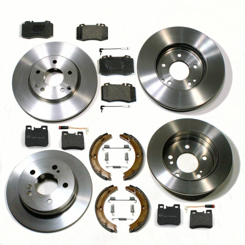 Bremsscheiben + Bremsbeläge Handbremsbacken Zubehör vorne hinten von Autoparts-Online
