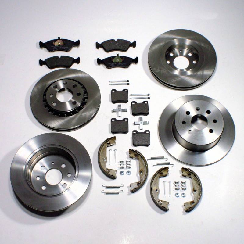 Bremsen set 5-Loch vorne + hinten von Autoparts-Online