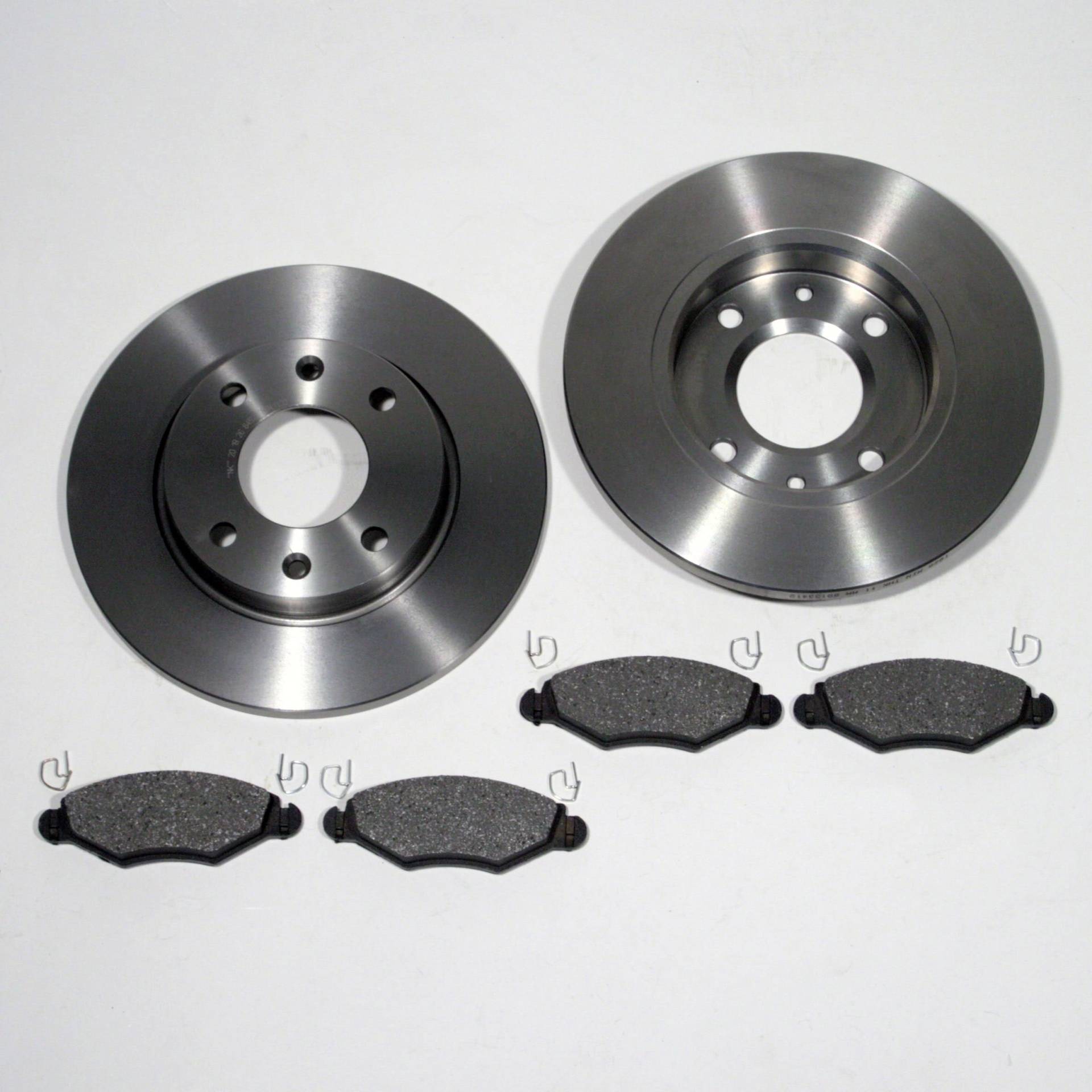 Bremsscheiben massiv/Bremsen + Bremsbeläge für vorne Bremsscheiben massiv/Bremsen + Bremsbeläge für vorne von Autoparts-Online
