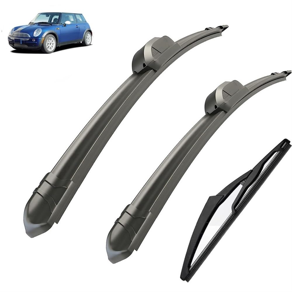 Autowischer, kompatibel mit MINI Mini One Cooper SD Hatch F55 F56 2013–2019, Auto-Wischerblätter vorne und hinten, Scheibenwischer, automatische Windschutzscheibe, 19 Zoll + 18 Zoll + 10 Zoll (Color Autowischer, kompatibel mit MINI Mini One Cooper SD Hatch F55 F56 2013–2019, Auto-Wischerblätter vorne und hinten, Scheibenwischer, automatische Windschutzscheibe, 19 Zoll + 18 Zoll + 10 Zoll (Color von Autopixl
