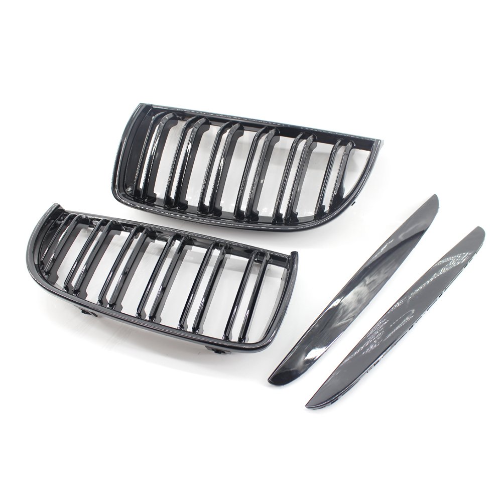 Doppelbrücke Kühlergrill Front Nieren Grill Grill Grill Grill Glänzend Schwarz für E90 E91 05-08 Doppelbrücke Kühlergrill Front Nieren Grill Grill Grill Grill Glänzend Schwarz für E90 E91 05-08 von Autopone