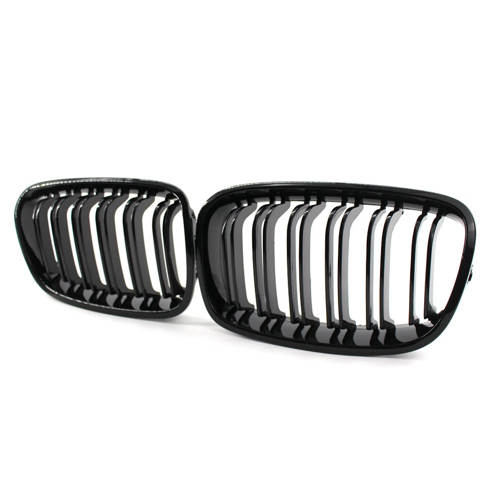 Doppelsteg Front Nieren Kühlergrill Gitter Glänzend Schwarz für 1 Series F20 F21, 2011-14 Doppelsteg Front Nieren Kühlergrill Gitter Glänzend Schwarz für 1 Series F20 F21, 2011-14 von Autopone