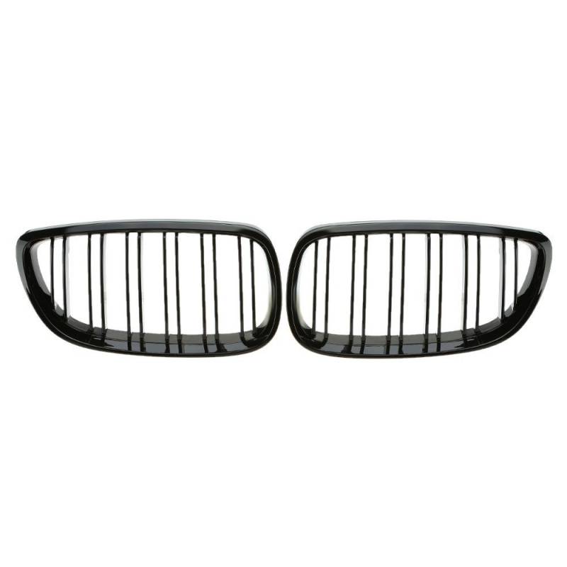 Kühlergrill für E92, E93, 2006–2009, Doppelbrücke, Schwarz von Autopone