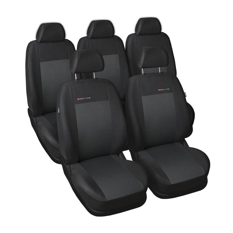 Mossa - Maßgeschneiderte Sitzbezüge Auto kompatibel mit Peugeot Partner II Tepee Van (2008-2019) - Autositzbezüge Schonbezüge für Autositze - E3 von Mossa