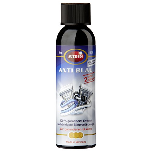 150ml Autosol Anti blau Edelstahl Auspuff Verfärbungsentferner 1001 von Autosol