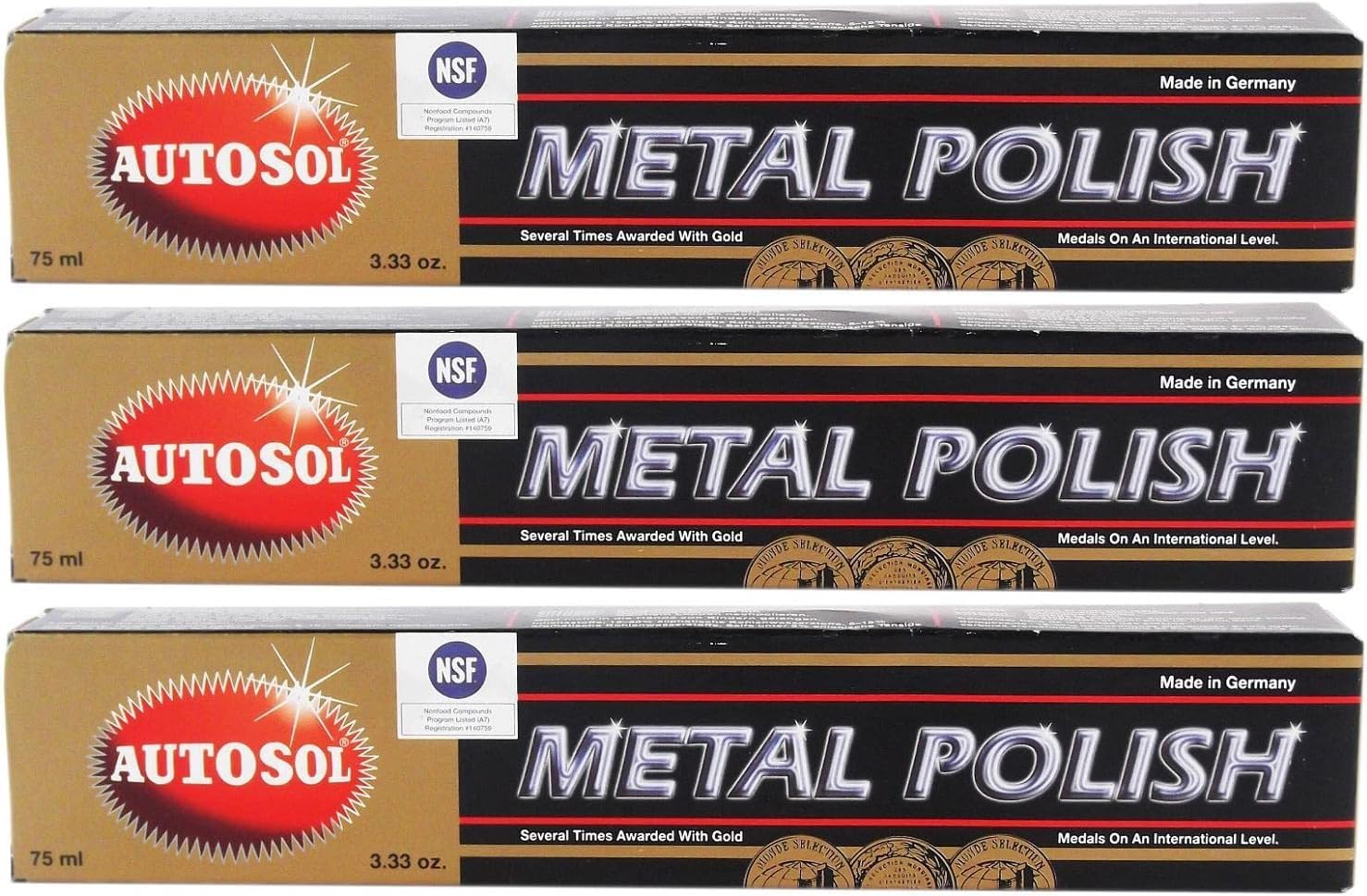 AUTOSOL PACK 3UDS XPULIMENTO PARA METALES TUBO 75ML AUTOSOL PACK 3UDS XPULIMENTO PARA METALES TUBO 75ML von Autosol