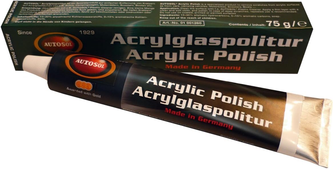 Autosol 01 001260 Acrylglaspolitur, 75 ml Autosol 01 001260 Acrylglaspolitur, 75 ml von Autosol