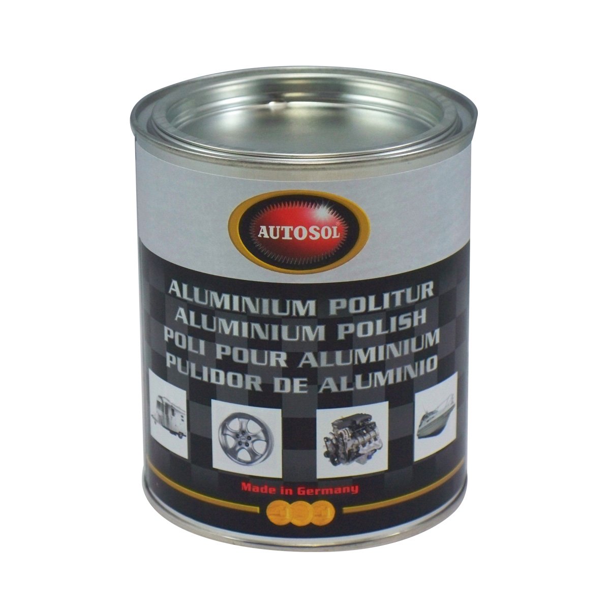 Autosol 01 001831 Aluminium Politur, 750 ml, Schwarz von Autosol