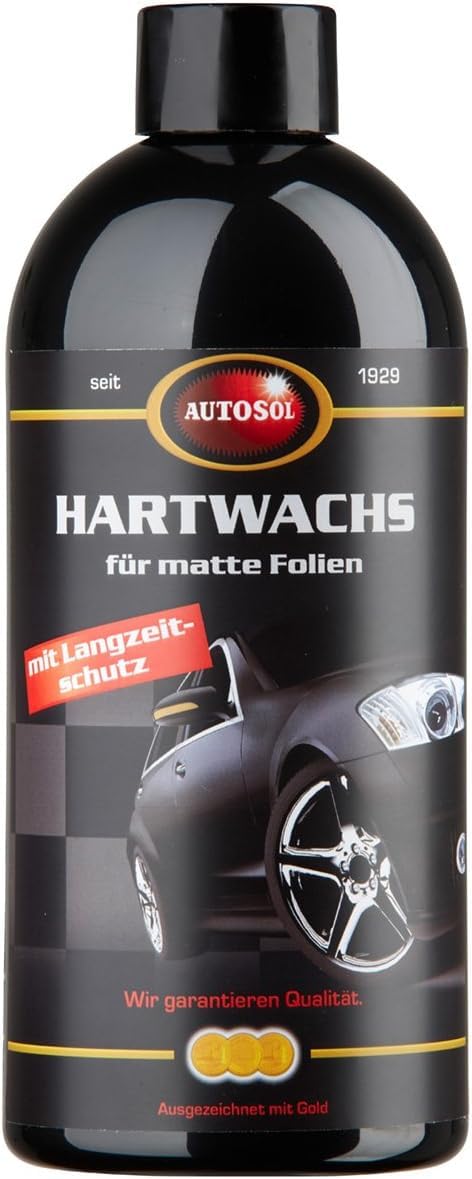 Autosol 11 000950 Hartwachs mit Langzeitschutz für Matte Folien, 500 ml von Autosol