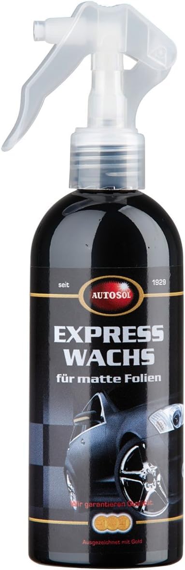 Autosol Express Wachs für Matte Folien, Handsprüher 250 ml von Autosol