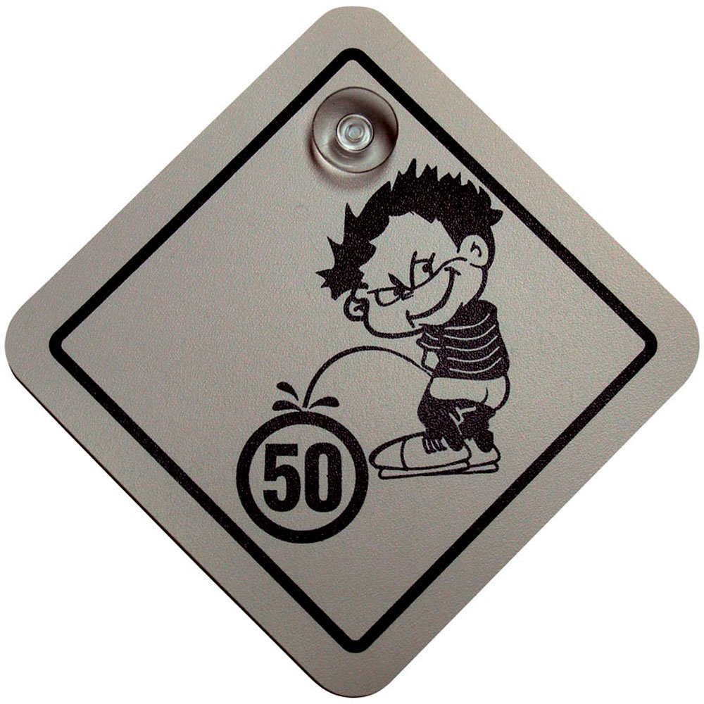 Auto Sticker Boy ''50'' info bord wit 16x16cm Auto Sticker Boy ''50'' info bord wit 16x16cm von Avisa