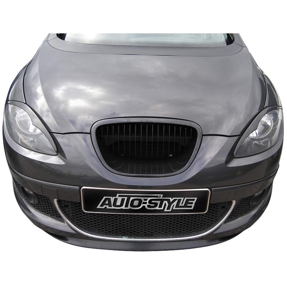 AUTO-STYLE Grill ohne Markenemblem kompatibel mit Seat Leon/Altea/Toledo 1P 2005-2009 Exkl. FR/Cupra von AUTO-STYLE