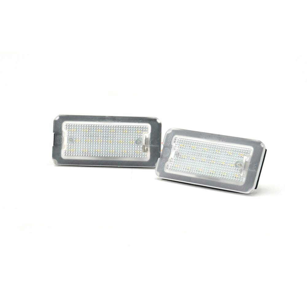 AUTO-STYLE Satz LED Nummerschildbeleuchtung kompatibel mit Fiat 500 2007-2015 & 2015- von AUTO-STYLE