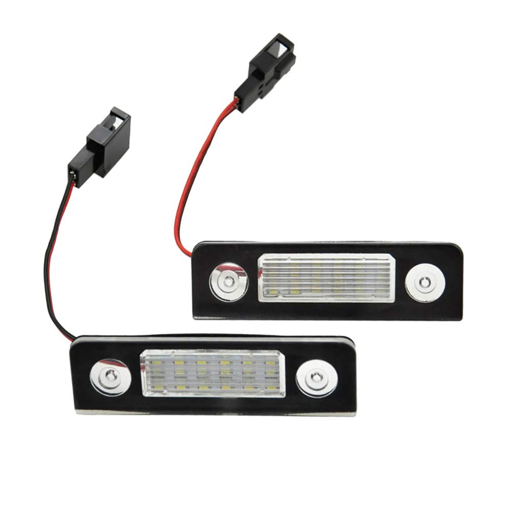 AUTO-STYLE Satz LED Nummerschildbeleuchtung kompatibel mit Skoda Octavia & Roomster 2004-2013 von AUTO-STYLE