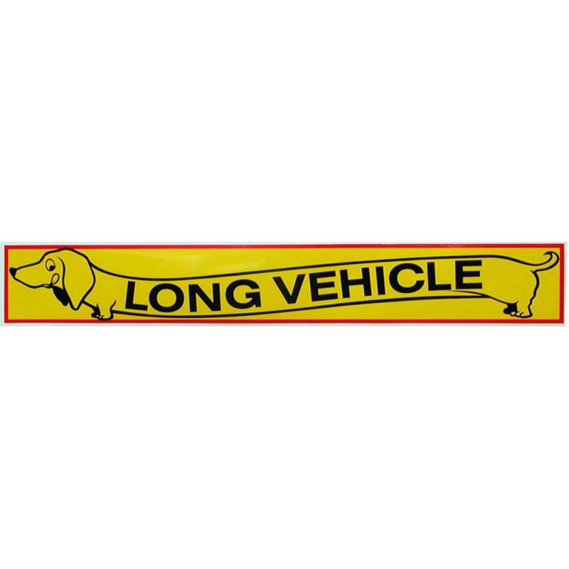Avisa AutoTattoo Aufkleber Long Vehicle - 10,5x67,5cm, Gelb von Avisa