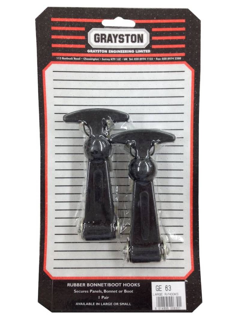 GRAYSTON Satz Gummi Motorhaubenhaken 'Large' 123mm von AUTO-STYLE