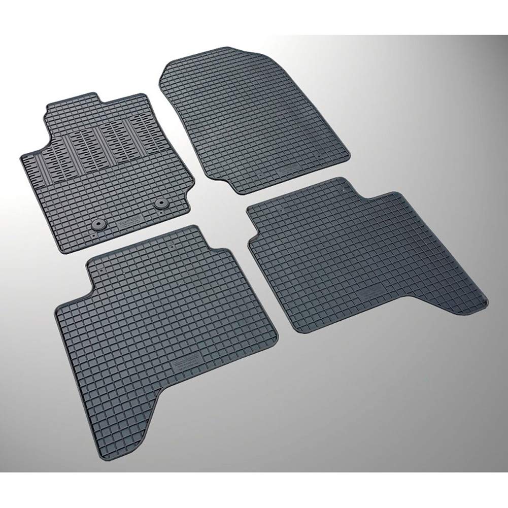 AUTO-STYLE Satz Gummimatten kompatibel mit Ford Ranger 2012- (4-teilig + Montagesystem), Schwarz AUTO-STYLE Satz Gummimatten kompatibel mit Ford Ranger 2012- (4-teilig + Montagesystem), Schwarz von AUTO-STYLE