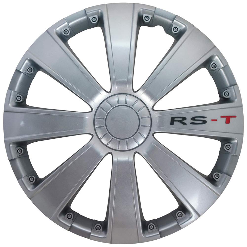 AUTO-STYLE Satz Radzierblenden RS-T 15-Zoll Silber von AUTO-STYLE