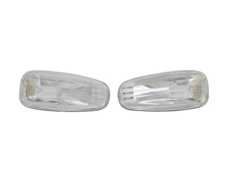 Kotflügel Seitenblinker Glasklar Silber Kompatibel mit Mercedes W210 95-02 von Autoteile Gocht