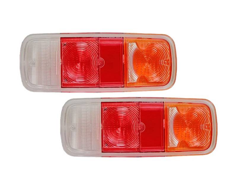 Autoteile Gocht Lichtscheibe Kompatibel mit Heckleuchte Set Links u. Rechts Kompatibel mit VW T2 Bus 71-79 von Autoteile Gocht