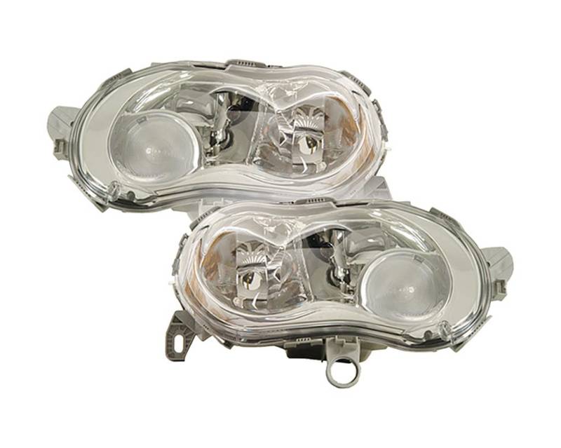 Set Hauptscheinwerfer Scheinwerfer H1 H7 mit Motor + Set Satz Vorne Links und Rechts Kompatibel mit Smart Fortwo Coupe 2004-2007 von Autoteile Gocht von Autoteile Gocht