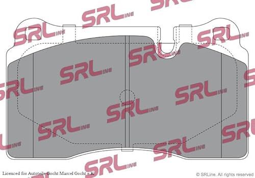 Bremsklötze Scheibenbremse Bremsbeläge Satz System Brembo Vorne Links oder Rechts Kompatibel mit Land Rover Range Rover III + Sport 05-13 von Autoteile Gocht