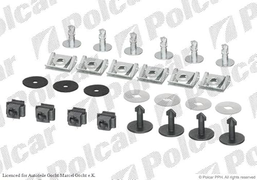 Unterfahrschutz Einbausatz Clip Clips Schrauben Set für 4A0805121 4A0805121A 4A0805137 AUDI A4 B6 B5 Avant Cabrio Cabriolet A6 SKODA SUPERB 1994-2008 von Autoteile Gocht