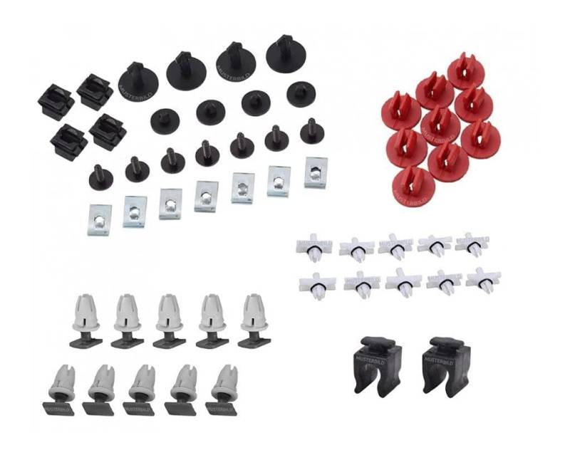 Radhausschale Einbausatz Clip Clips Schrauben Set Links Kompatibel mit Toyota 4 Runner V Avensis Kombi Limo Corolla FJ 2006-> von Autoteile Gocht von Autoteile Gocht