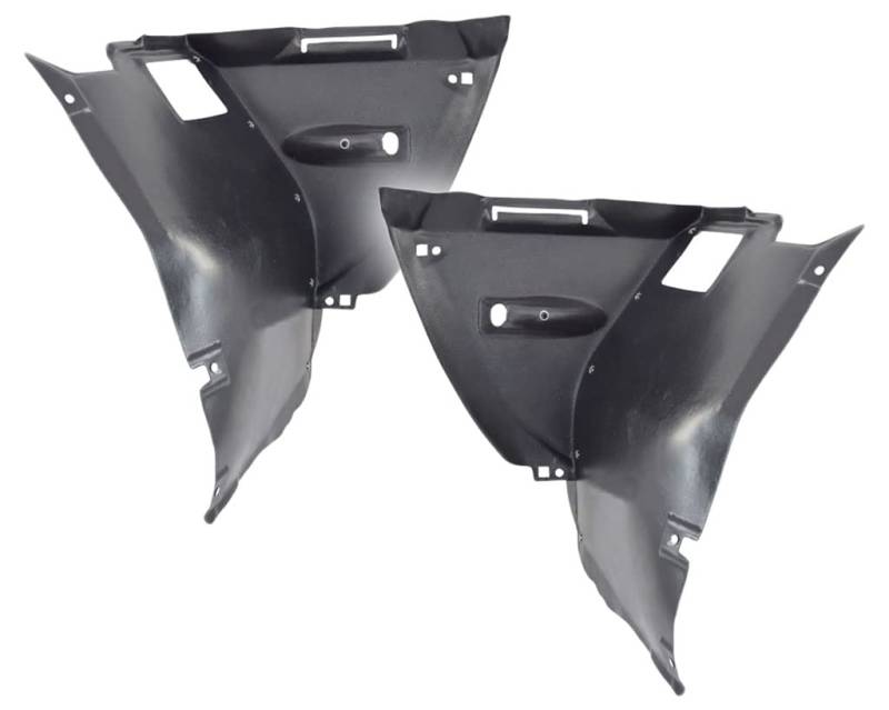 Set Kotflügel Verkleidung Radhausschale Vorderteil + Set Satz Polyethylen Vorne Links und Rechts Kompatibel mit BMW E46 1997-2005 von Autoteile Gocht von Autoteile Gocht