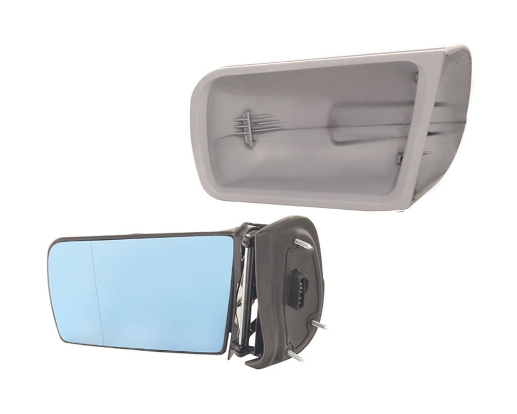 Spiegel Außenspiegel Elektrisch Heizbar Flach Links Kompatibel mit Mercedes W140 + S210 + W210 + S202 + W202 + Vf210 95-02 von Autoteile Gocht