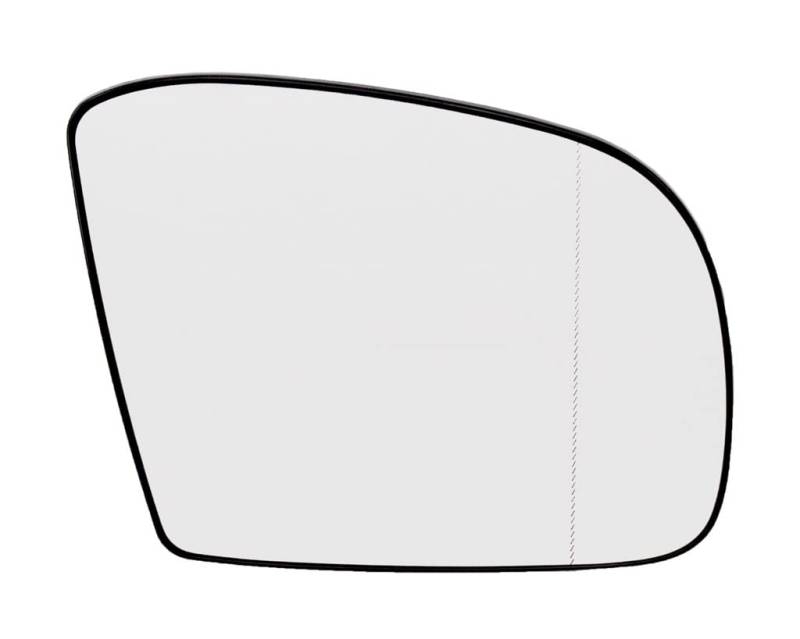 Außenspiegel Spiegelglas Heizbar Aspärisch Kompatibel mit Mercedes W164 05-08 von Autoteile Gocht
