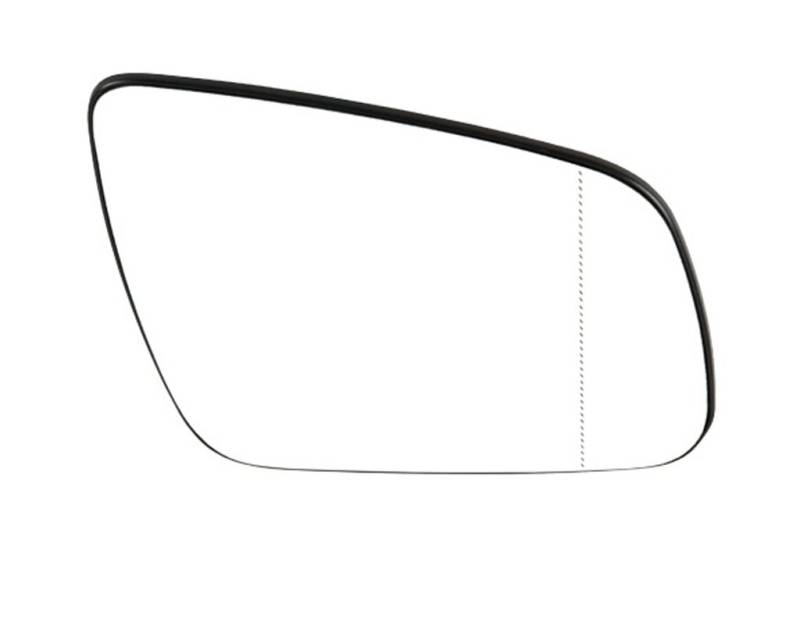 Außenspiegel Spiegelglas Heizbar Aspärisch Kompatibel mit Mercedes W204 07-09 von Autoteile Gocht