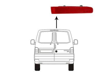 Bremsleuchte Set Hinten Links Kompatibel mit VW Multivan T6 Transporter/Caravelle T5 California Camper 2-Türer 2003-2024 von Autoteile Gocht von Autoteile Gocht